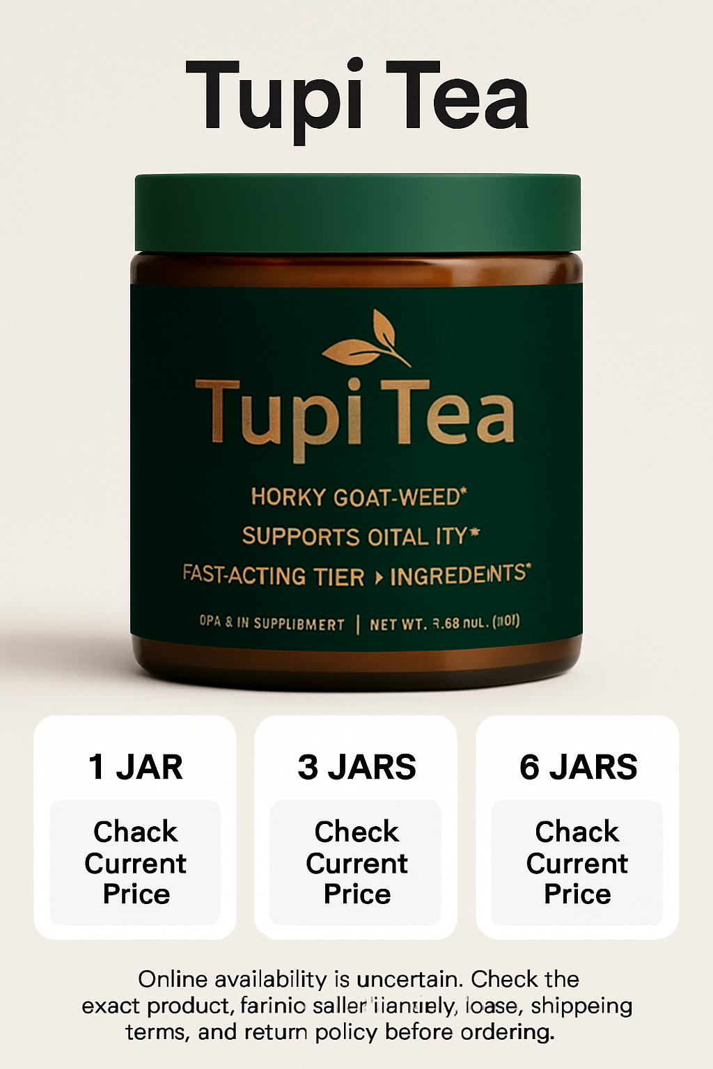 Tupi Tea price